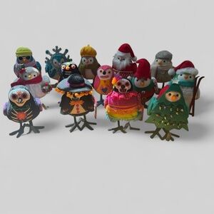 🔥MOVING CLEAR OUT🔥 Featherly Friends Target Seasonal Birds Bundle of 14